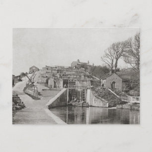 Bingley Five Rise Locks Postcard