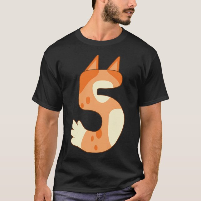 Bingo 5th Birthday T-Shirt (Front)