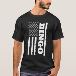 Bingo American Flag Bingo Player USA Bingo T-Shirt