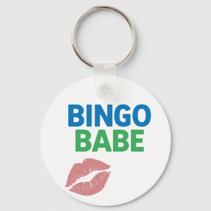 Bingo Babe Cute and Confident Bingo Lover Key Ring