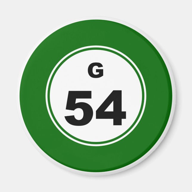 Bingo Ball G Magnet (Front)