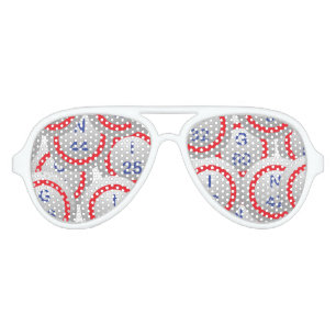 Bingo Balls Aviator Sunglasses
