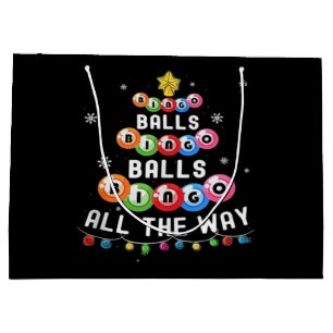 Bingo Balls Bingo All The Way Large Gift Bag