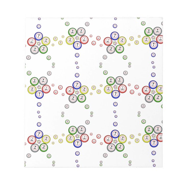 Bingo Balls Notepad (Front)