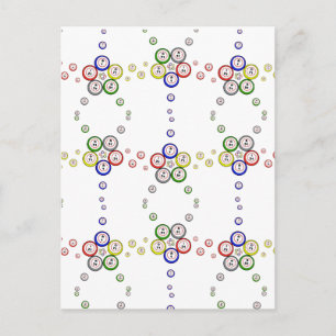 Bingo Balls Postcard