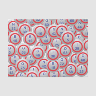 Bingo Balls Tissue Paper