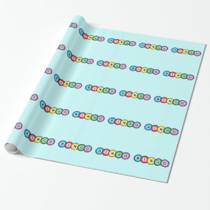Bingo Balls Wrapping Paper