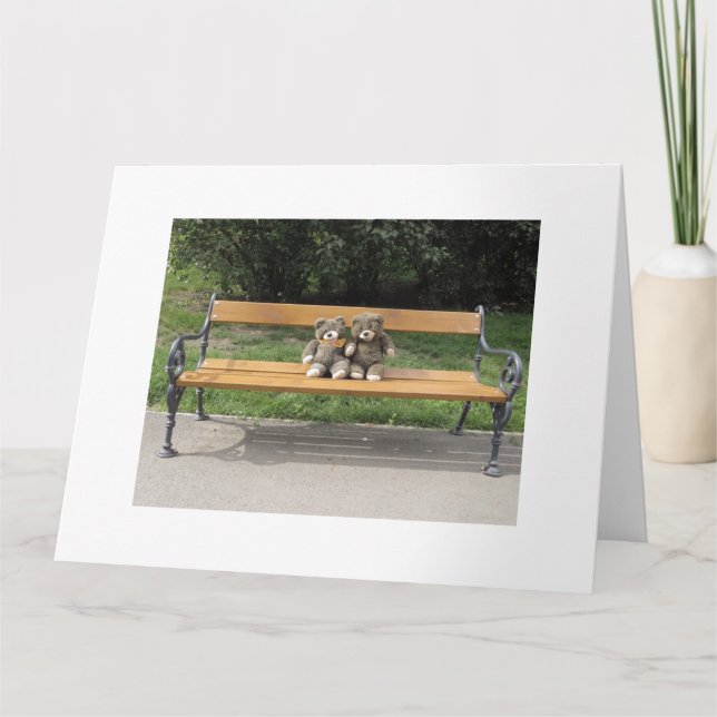 Bingo Bear Greeting Card (Front)