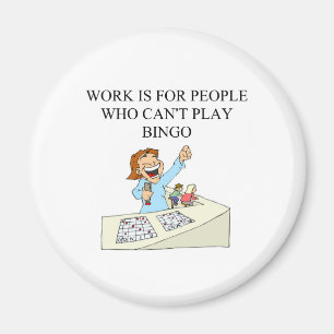 BINGO beats work Magnet