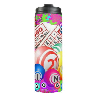 BINGO BINGO Designed By CBDOilPrincess Thermal Tumbler