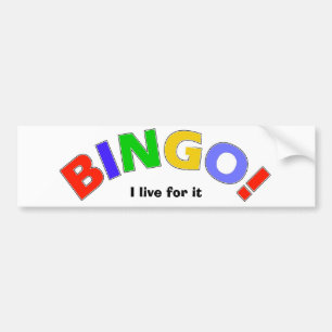 Bingo Bumper Sticker