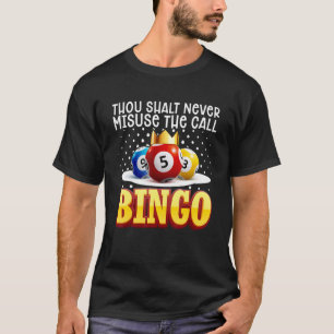 Bingo Caller Player Lucky Bingo 28 T-Shirt