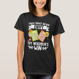 Bingo Caller Player Lucky Bingo 47 T-Shirt
