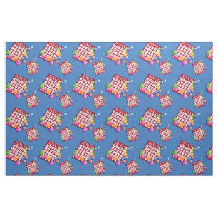 Bingo Card Bingo Balls 2 (ANY COLOR) Fabric