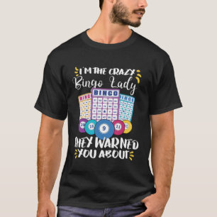 Bingo Card Game Grandma Bingo Player Bingo Cards   T-Shirt