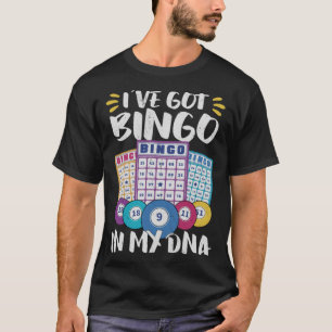 Bingo Card Game Grandma Bingo Player Bingo Cards T-Shirt