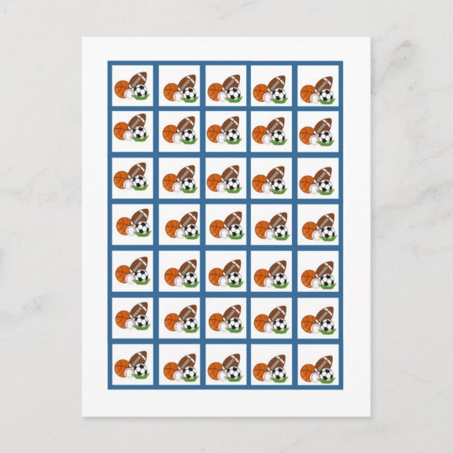 Bingo Card Markers All-star Blue (Front)