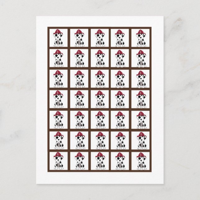 Bingo Card Markers Nojo Fire Engine (Front)