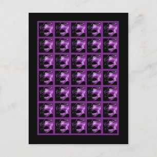 Bingo Card Markers Sweet 16 Purple Lilac Black
