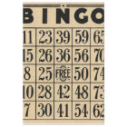 Bingo Card Tissue Paper
