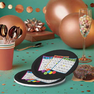 Bingo Cards Paper Plates