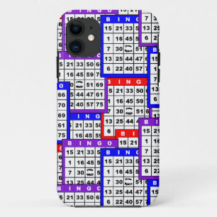 Bingo Cards pattern Case-Mate iPhone Case