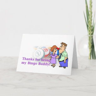 Bingo cards - thank you