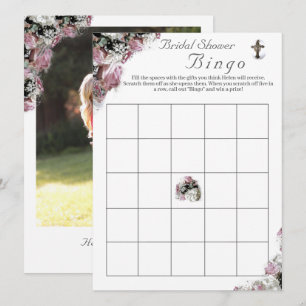 Bingo Catholic Bridal Shower Game & Photo