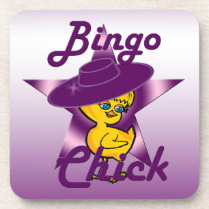 Bingo Chick #9 Coaster