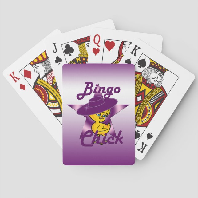 Bingo Chick #9 Playing Cards (Back)