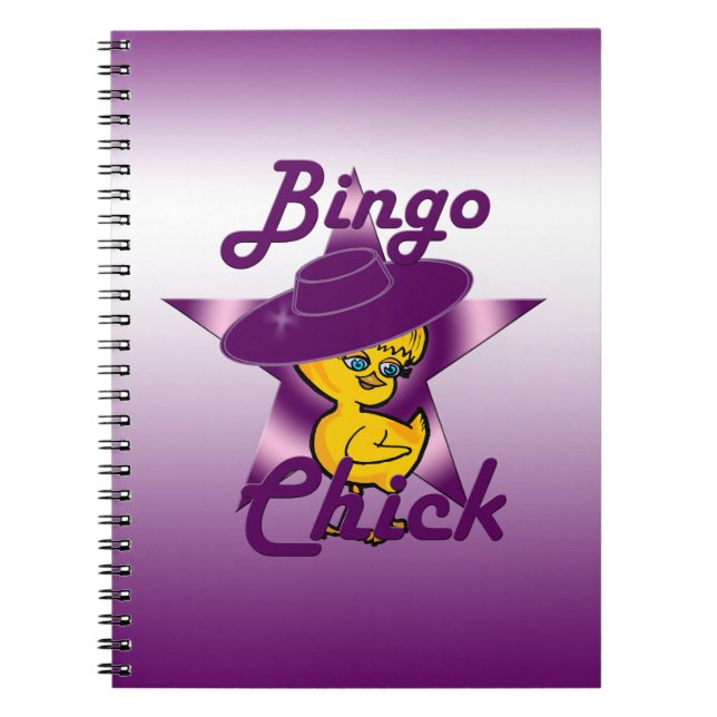 Bingo Chick #9 Spiral Notebook (Front)