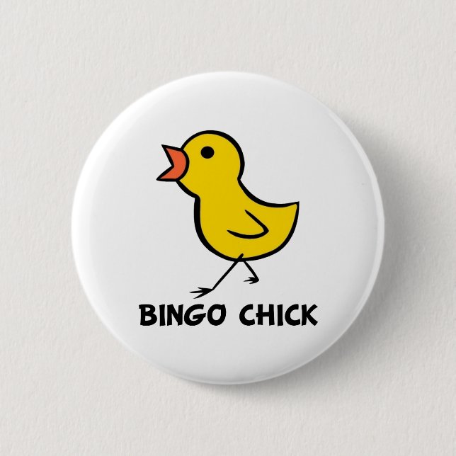 Bingo Chick Button (Front)