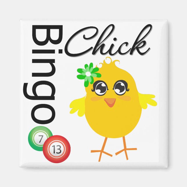 Bingo Chick Magnet (Front)