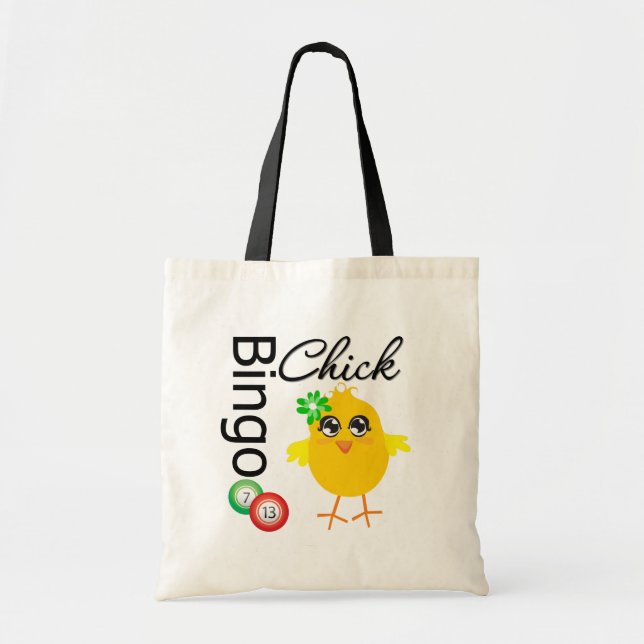 Bingo Chick Tote Bag (Front)