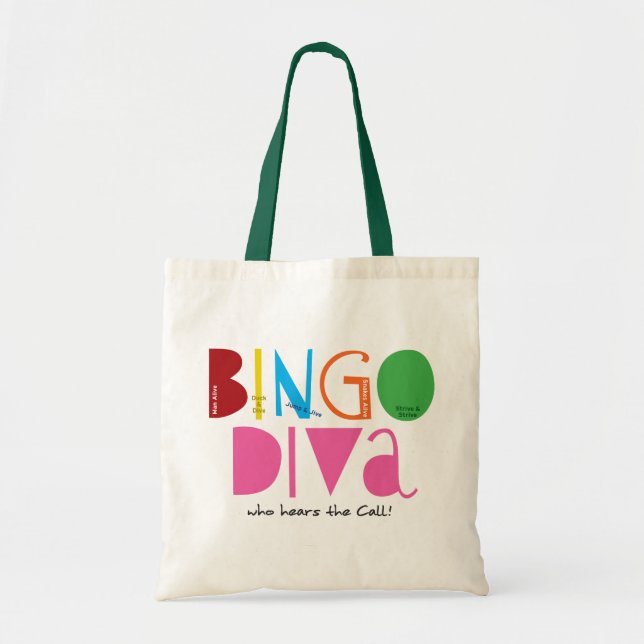 Bingo Diva Budget Tote (Front)