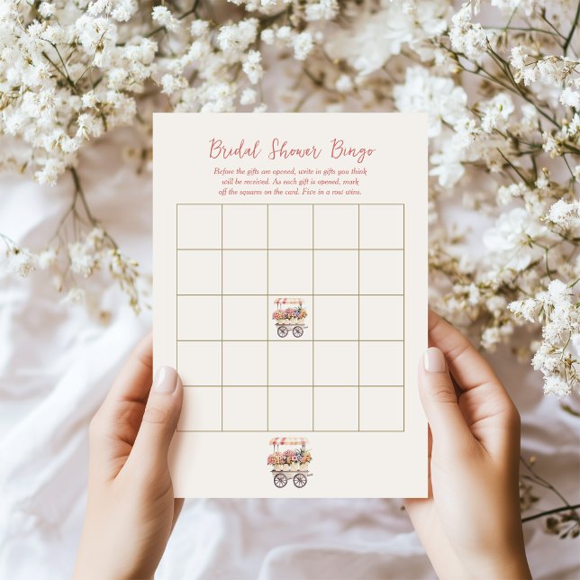 Bingo Fresh off the Market Bridal Shower Game Card (Creator Uploaded)