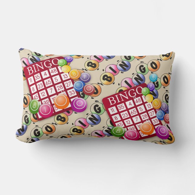 Bingo Fun Lumbar Cushion (Front)