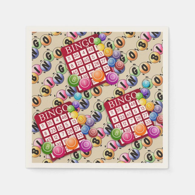Bingo Fun Napkin (Front)