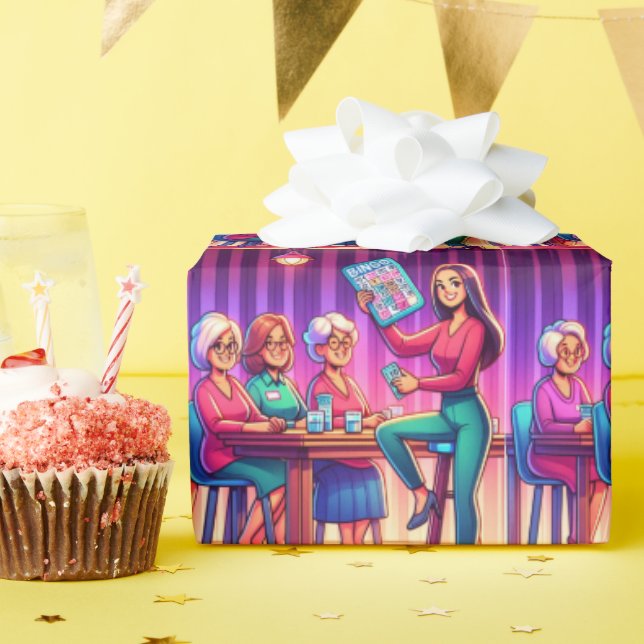 Bingo Game All Occasion Wrapping Paper (Birthday Party)