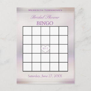 Bingo Game Tree of Life Invitation Postcard