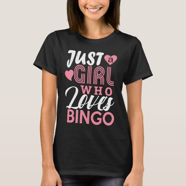 Bingo Girls  Bingo Game Player  Women Kids T-Shirt (Front)