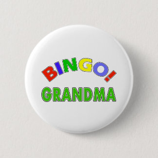 Bingo Grandma 6 Cm Round Badge