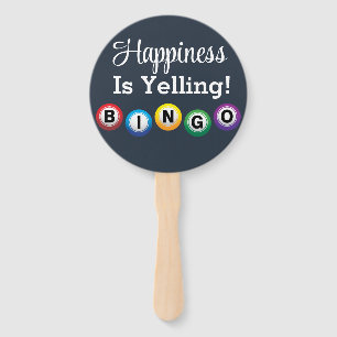 Bingo hand fan