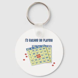 Bingo: I'd Rather Be Playing Key Ring