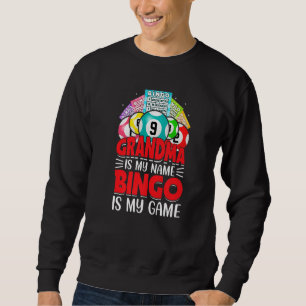 Bingo Is My Bingo Grandma Player Women Mother's D Sweatshirt