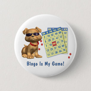 Bingo Is My Game! 6 Cm Round Badge