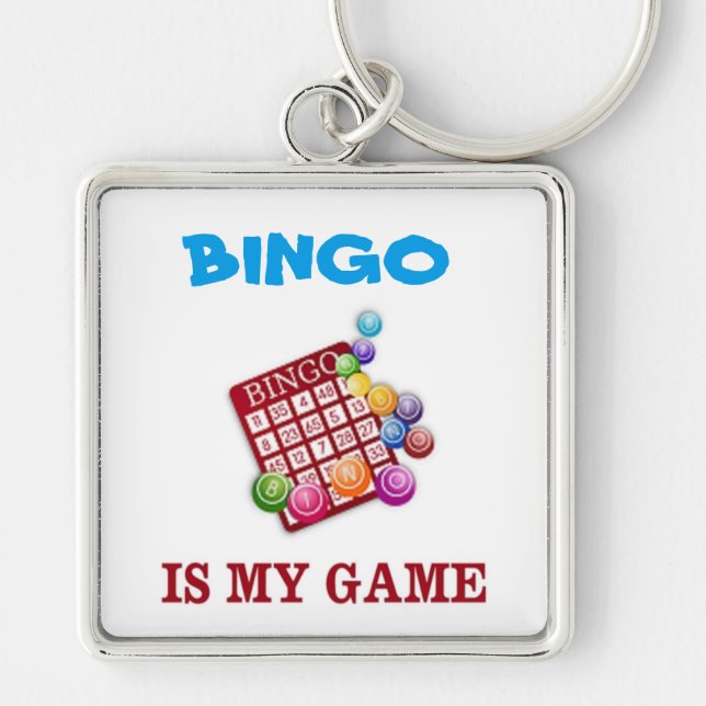 BINGO IS MY GAME KEY RING (Front)