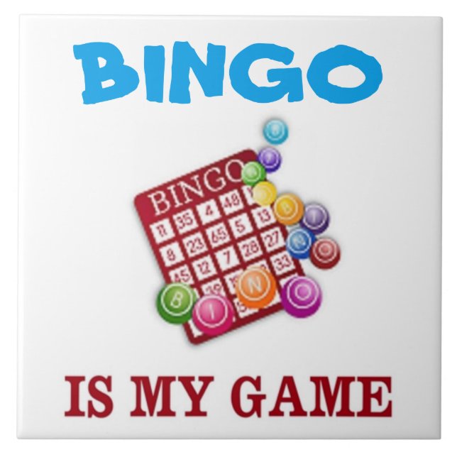 BINGO IS MY GAME TILE (Front)