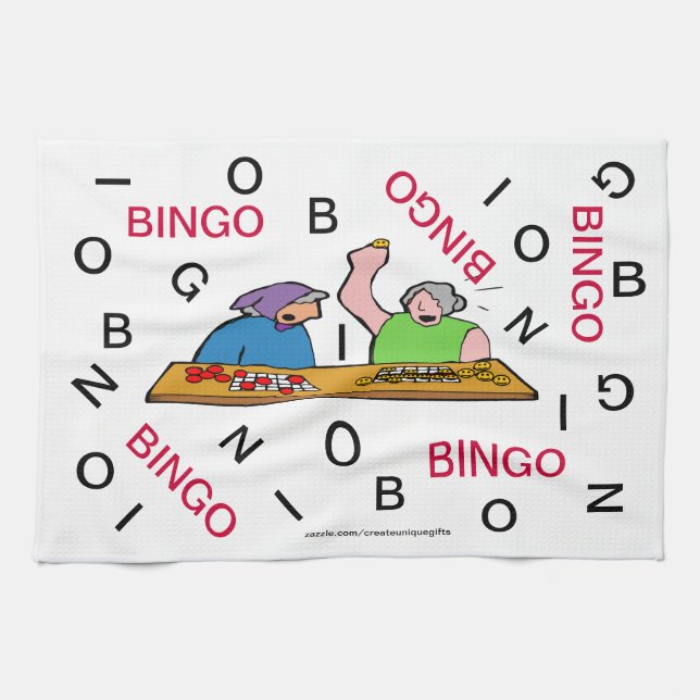 Bingo Kitchen Towel (Horizontal)