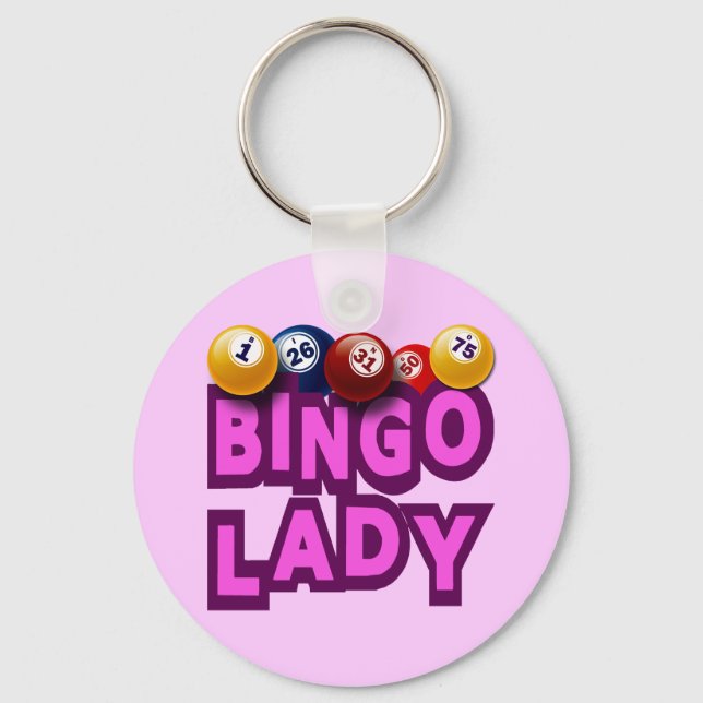 BINGO LADY KEY RING (Front)